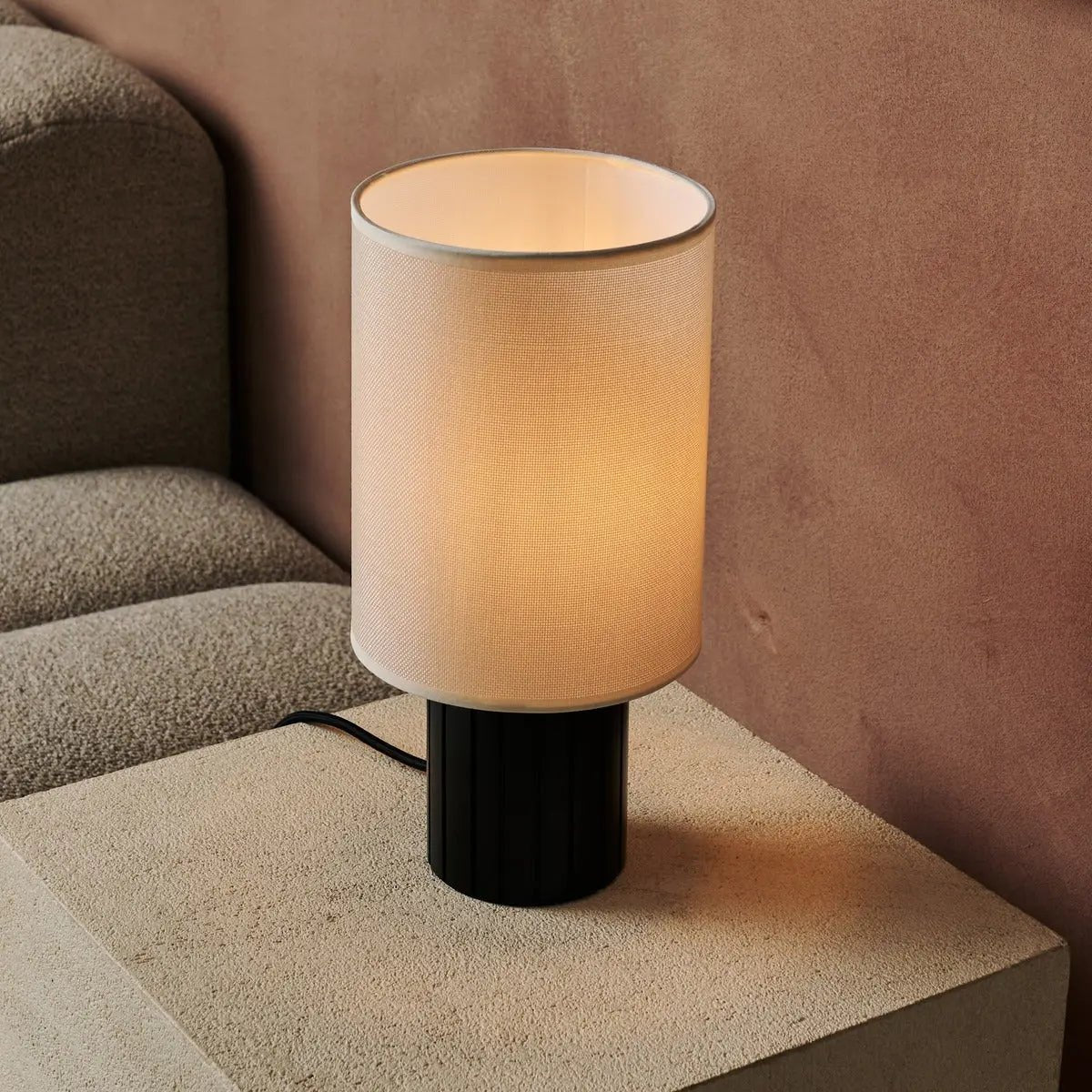 Tafellamp Kiko Zwart - Rubberhout - Lamp - BUVV Home