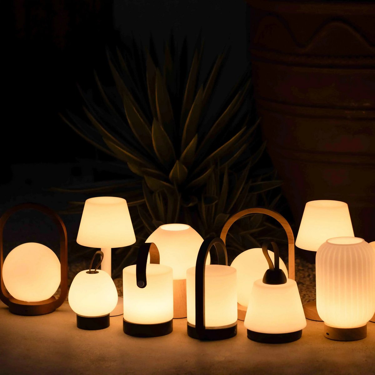 Tafellamp Lot Lichtbruin Hout - Lamp - BUVV Home