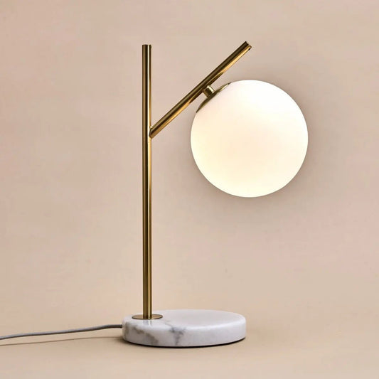 Tafellamp Madison Marmer - Lamp van Matglas - Lamp - BUVV Home