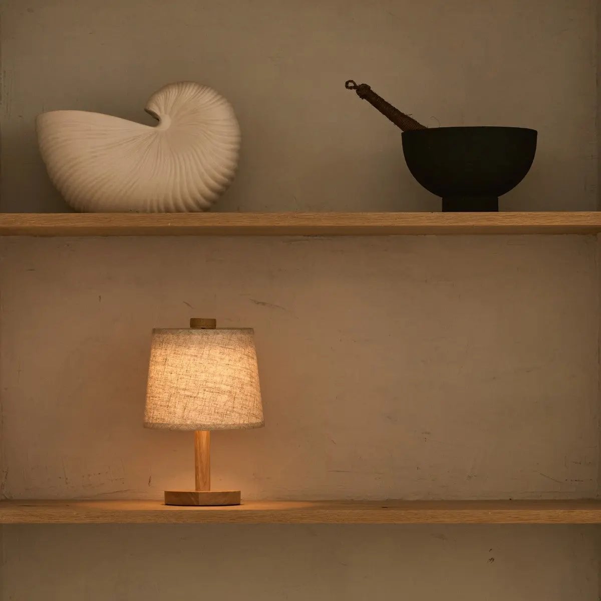 Tafellamp Rover Lichtbruin - snoerloos - Lamp - BUVV Home