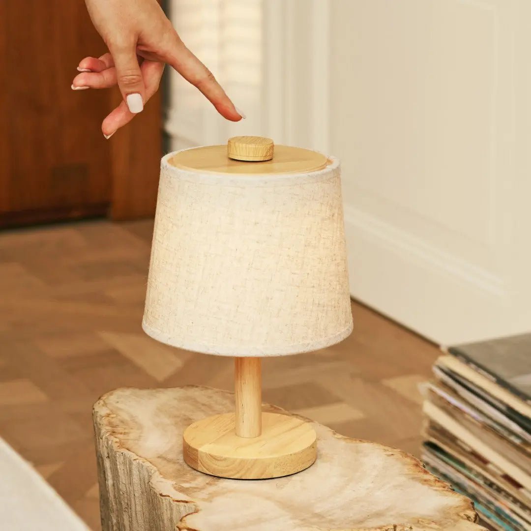Tafellamp Rover Lichtbruin - snoerloos - Lamp - BUVV Home