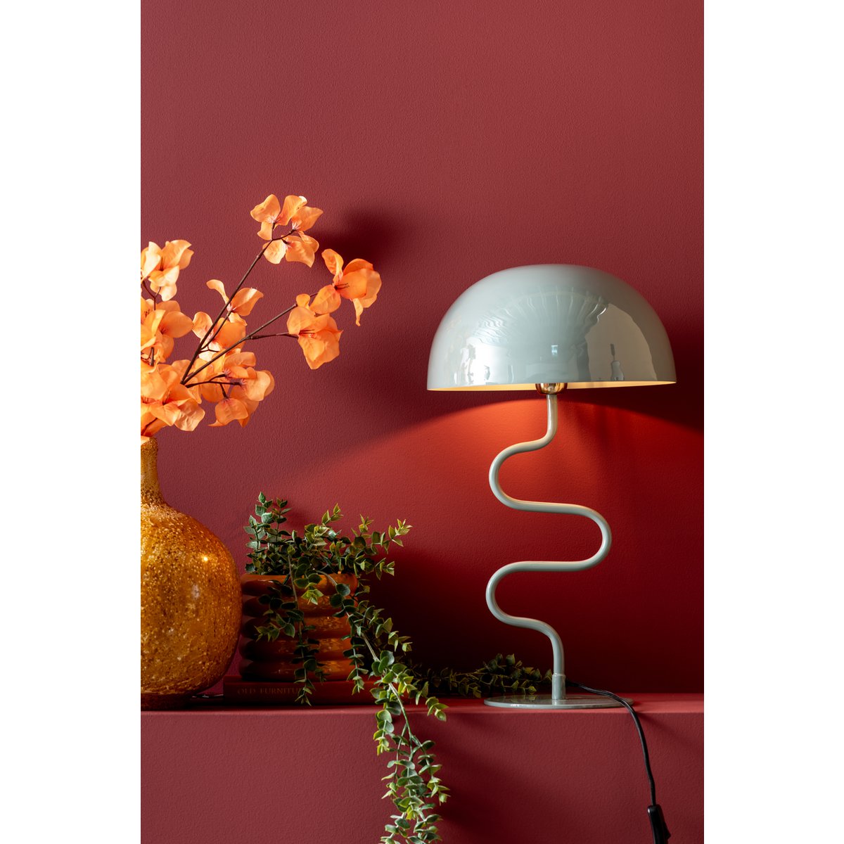 Tafellamp Twist Blauw - Lamp - BUVV Home
