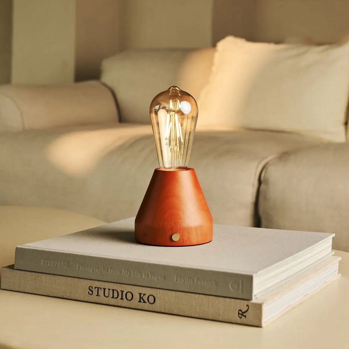 Tafellamp Zavi Kastanjebruin - Lamp - BUVV Home