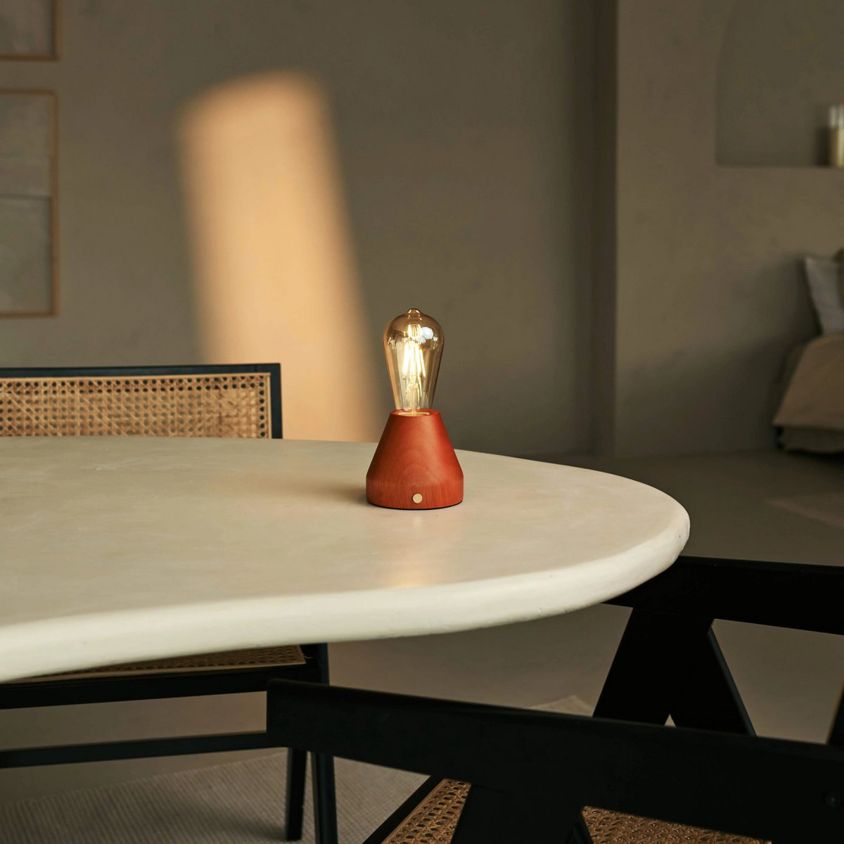 Tafellamp Zavi Kastanjebruin - Lamp - BUVV Home