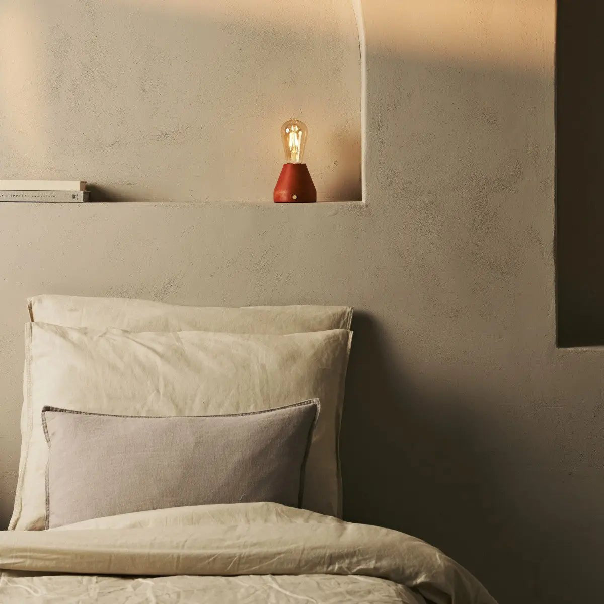 Tafellamp Zavi Kastanjebruin - Lamp - BUVV Home
