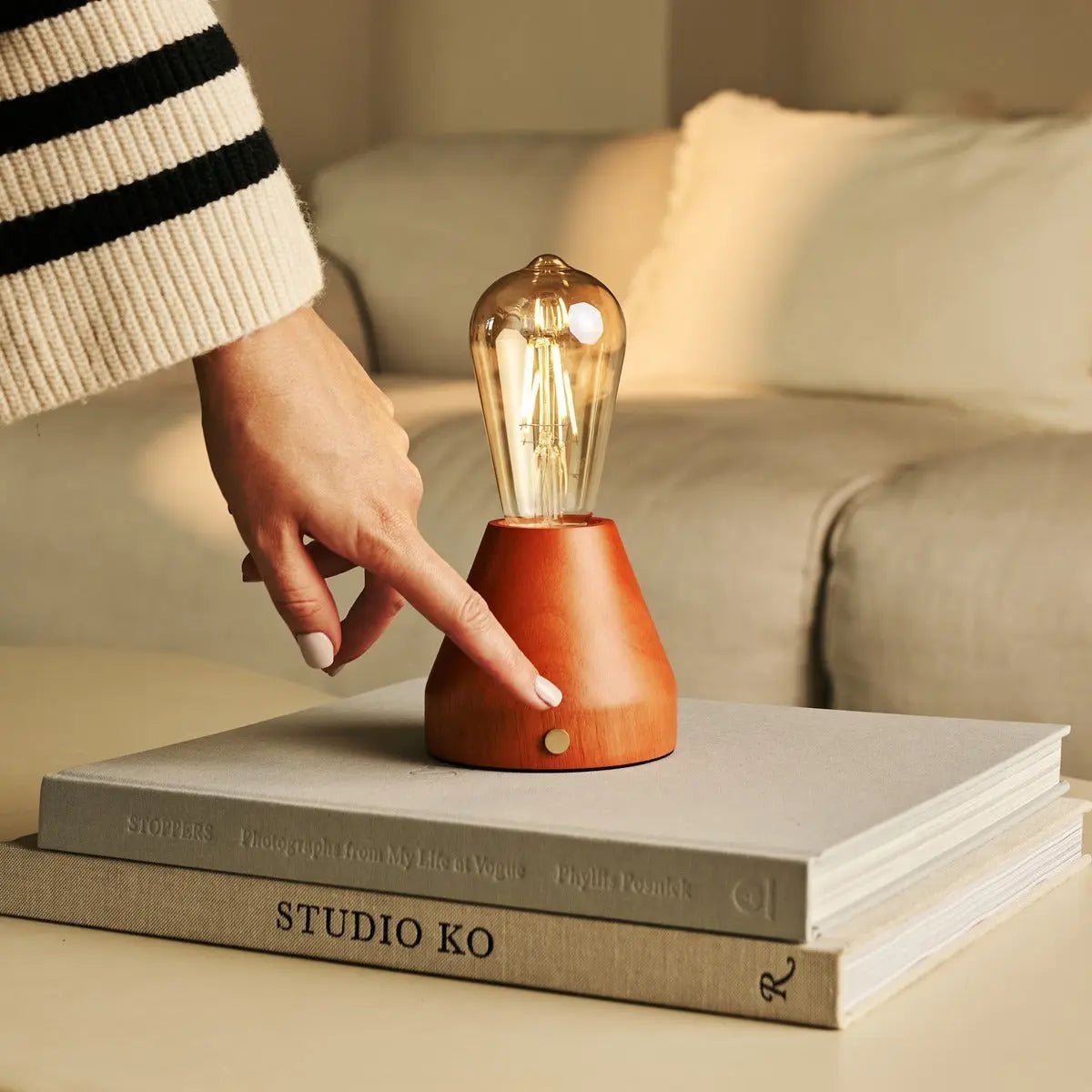 Tafellamp Zavi Kastanjebruin - Lamp - BUVV Home