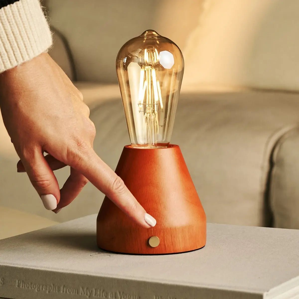 Tafellamp Zavi Kastanjebruin - Lamp - BUVV Home