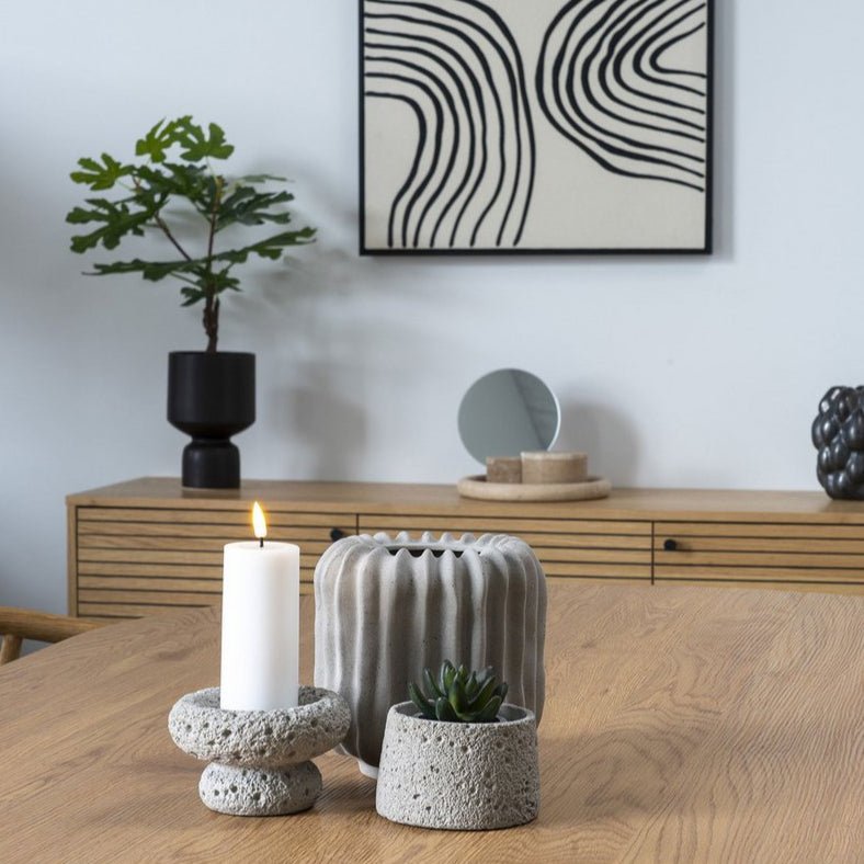 Tafelspiegel Rond Travertijn - Spiegel - BUVV Home