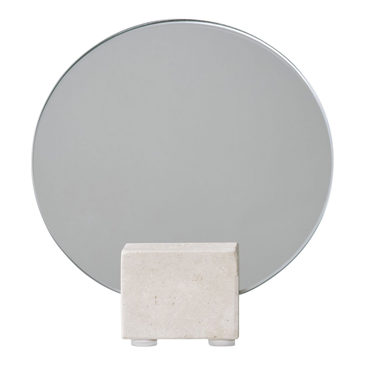Tafelspiegel Rond Travertijn - Spiegel - BUVV Home