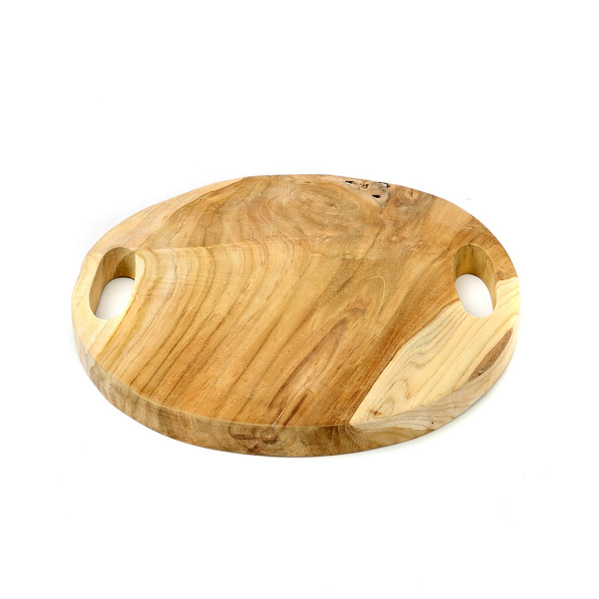 Teak Root Dienblad - Naturel - M - Dienblad - BUVV Home