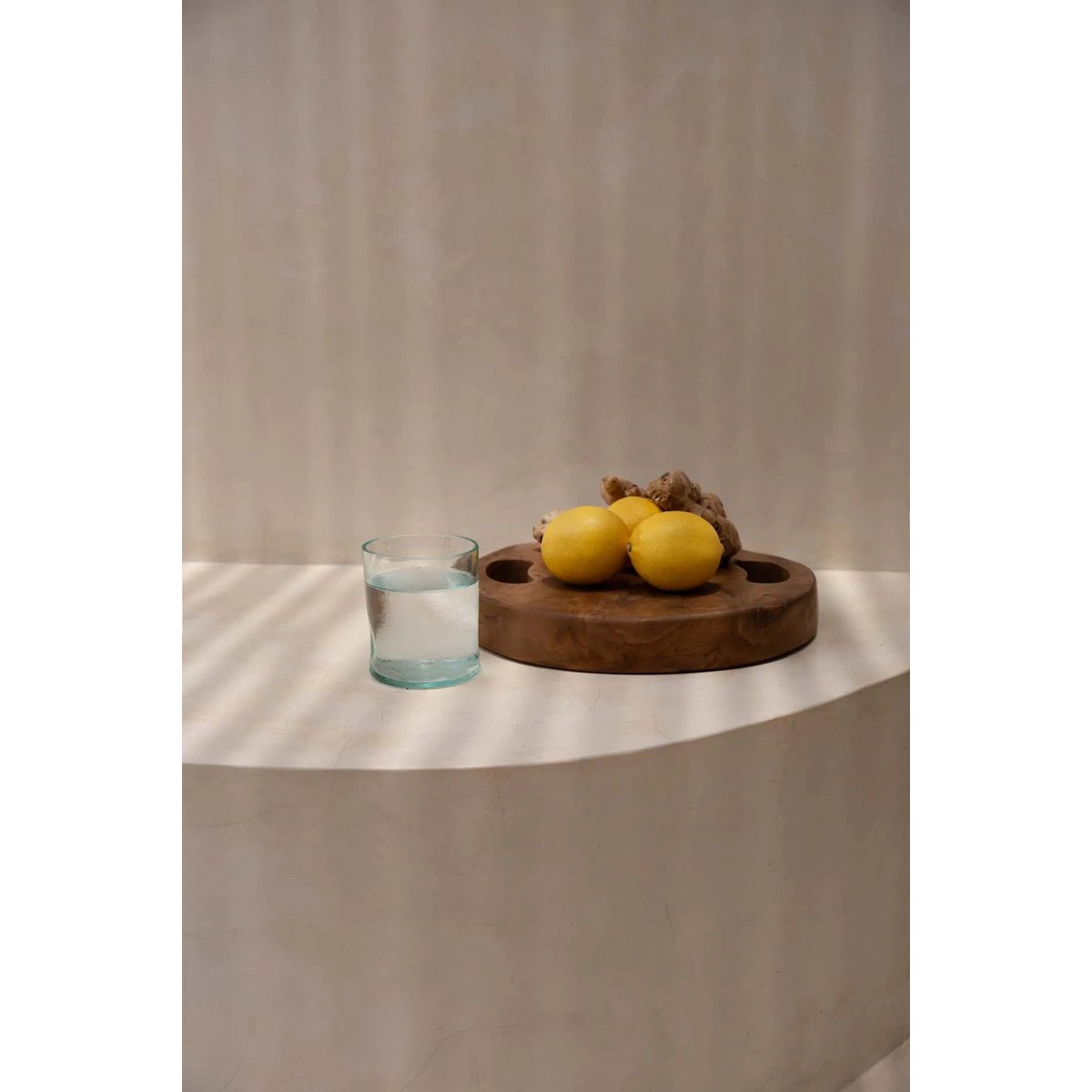 Teak Root Dienblad - Naturel - S - Dienblad - BUVV Home
