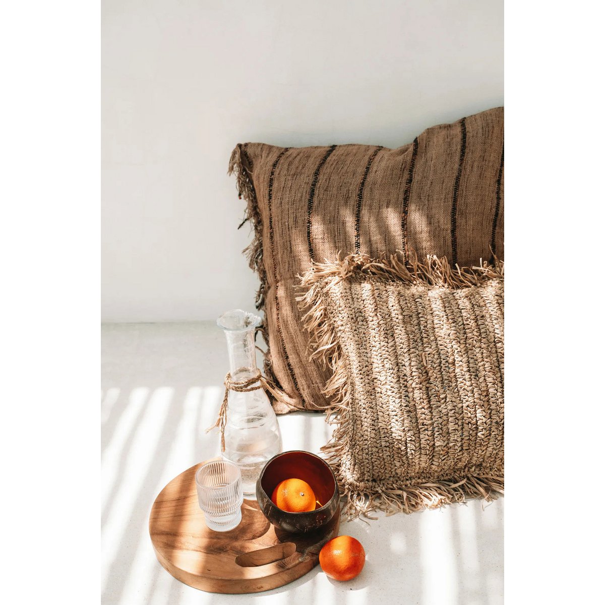 Teak Root Dienblad - Naturel - S - Dienblad - BUVV Home