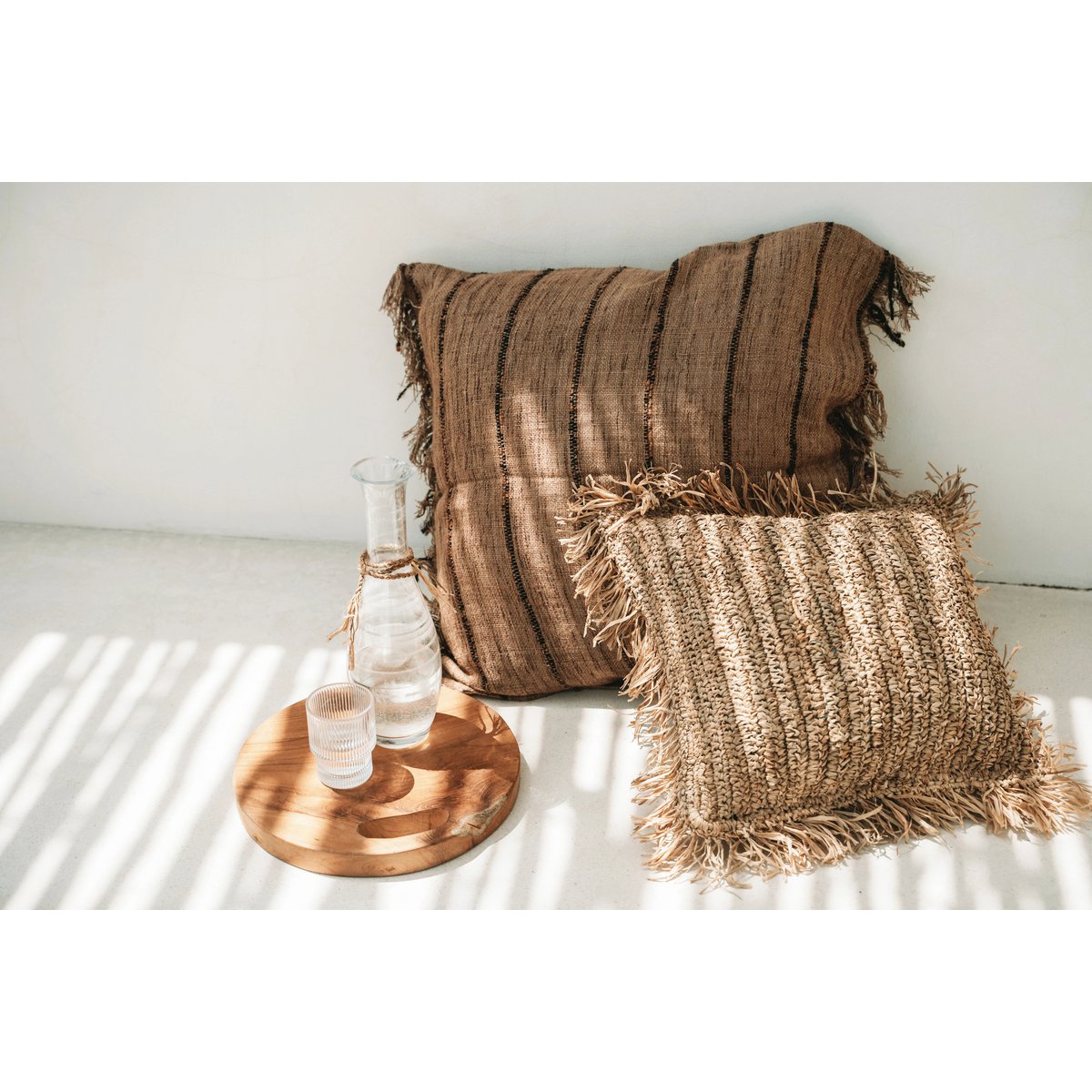 Teak Root Dienblad - Naturel - S - Dienblad - BUVV Home