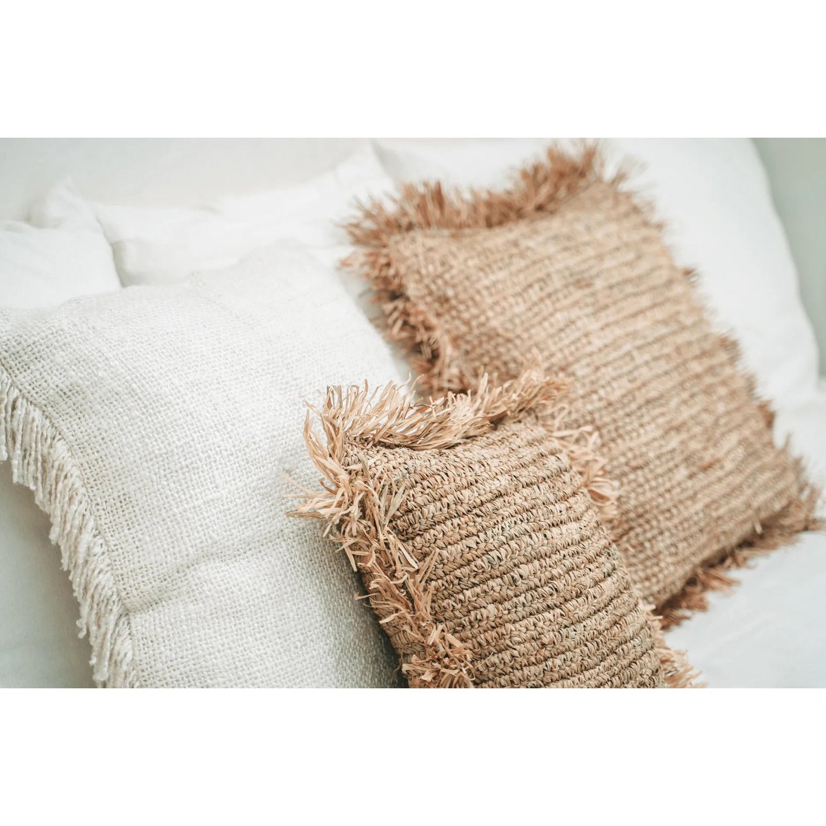 The Oh My Gee Kussenhoes - Crème - 60x60 - Kussen - BUVV Home