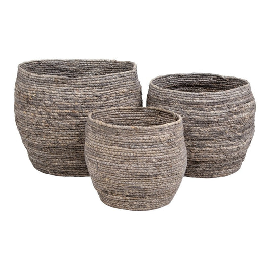 Tivoli Manden Grijs - Set van 3 - Mand - BUVV Home