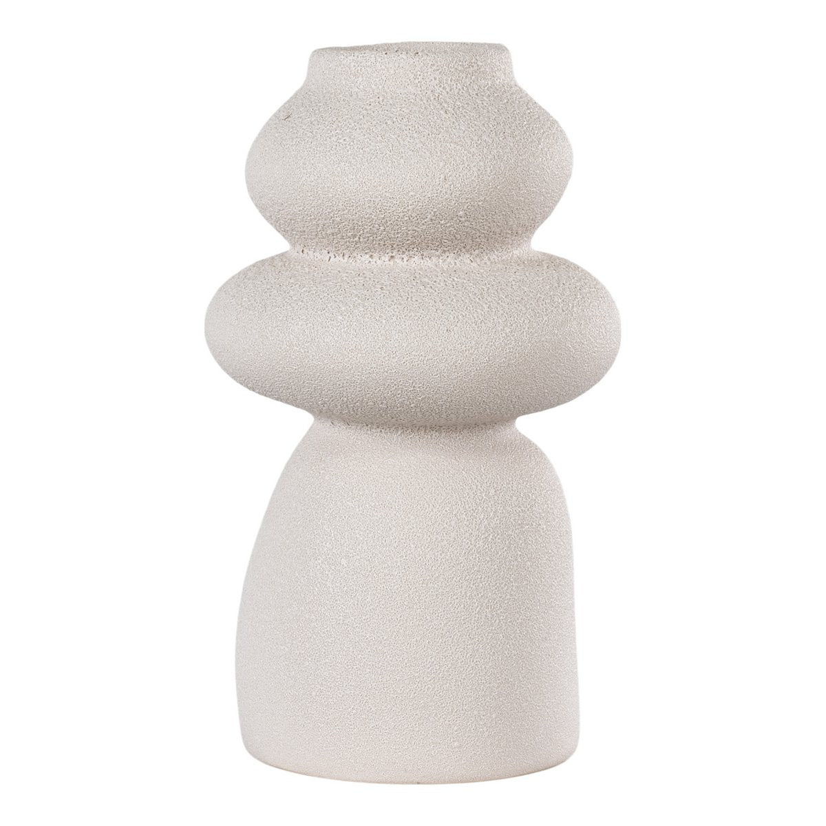 Vaas Beige Steengoed - Vaas - BUVV Home
