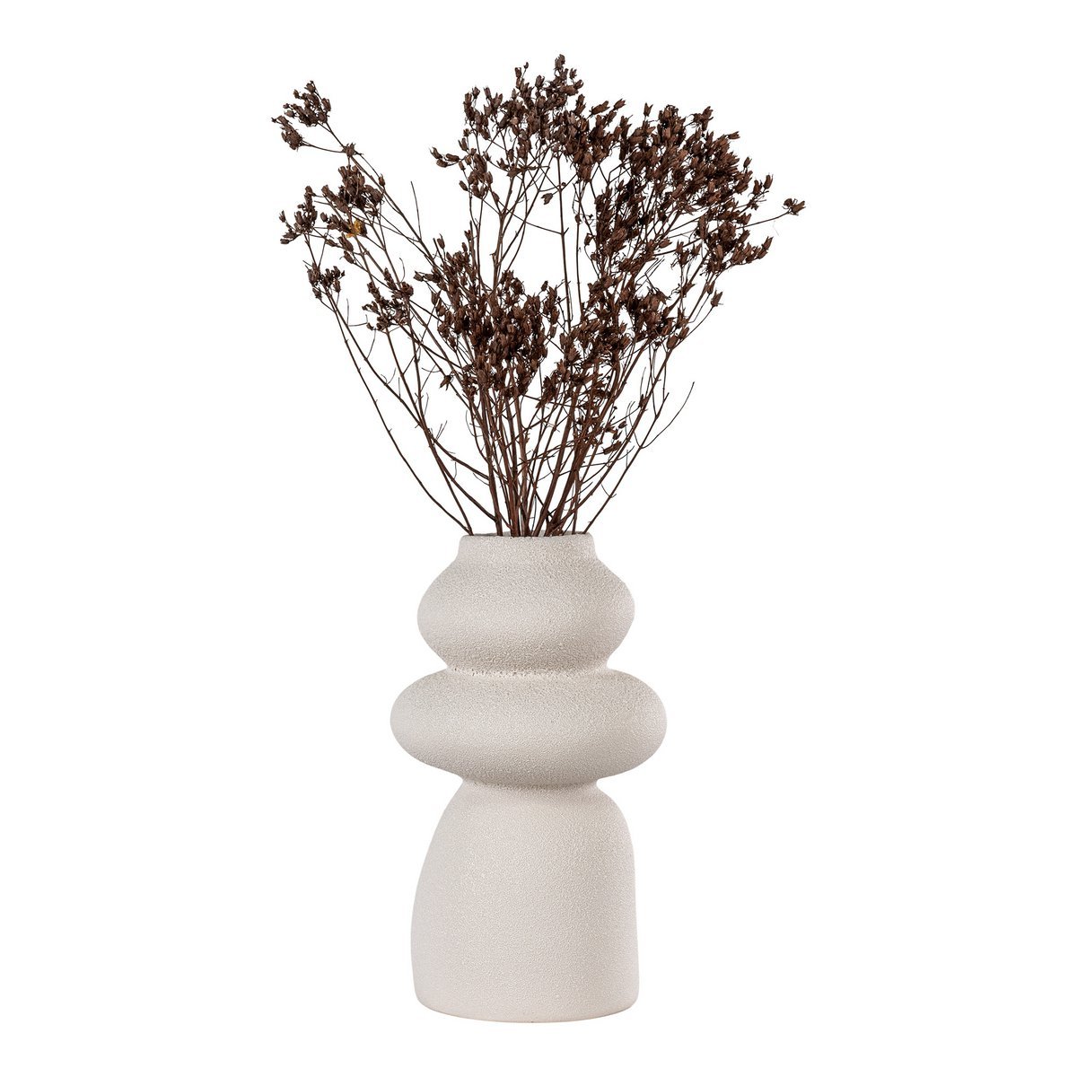 Vaas Beige Steengoed - Vaas - BUVV Home