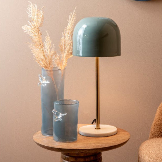 Vaas Bird on Branch Blauw - Klein - Vaas - BUVV Home