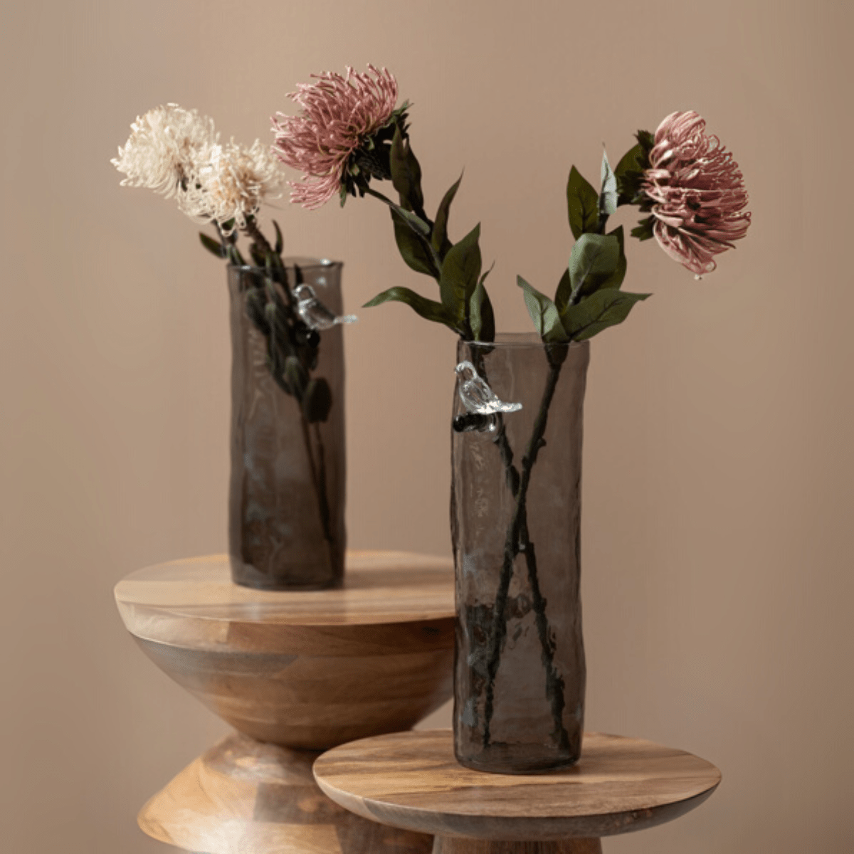 Vaas Bird on Branch Groot - Vaas - BUVV Home