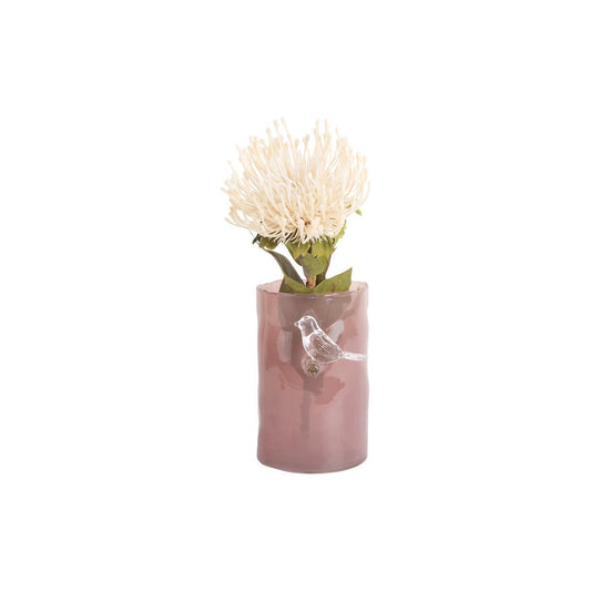 Vaas Bird on Branch Roze - Klein - Vaas - BUVV Home
