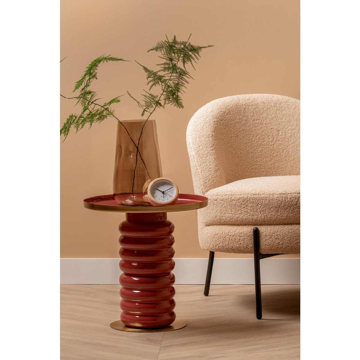 Vaas Glans Biologisch Groot - Bruin - Vaas - BUVV Home