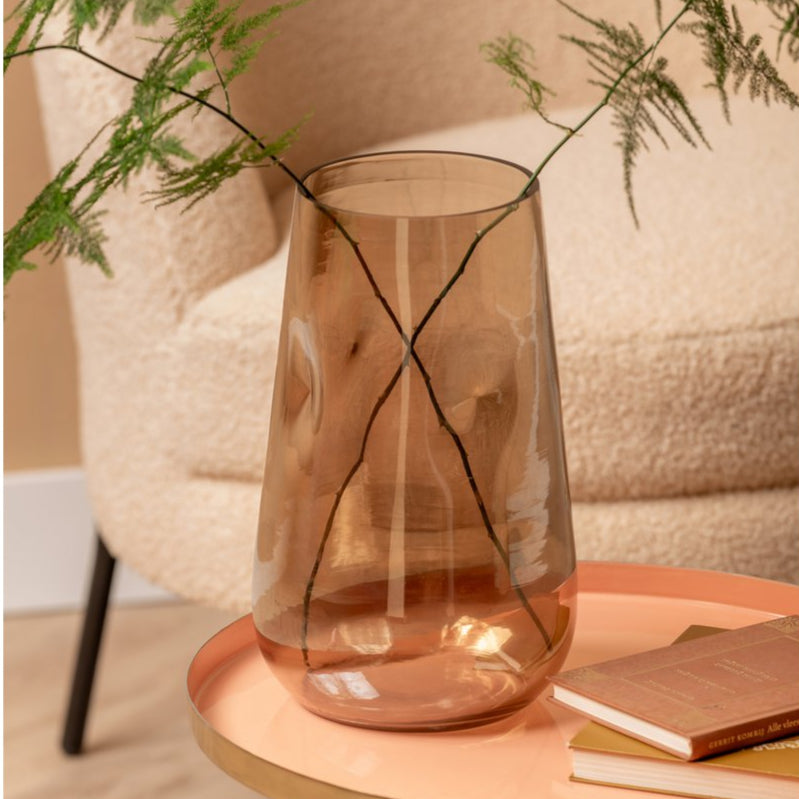 Vaas Glans Biologisch Groot - Bruin - Vaas - BUVV Home