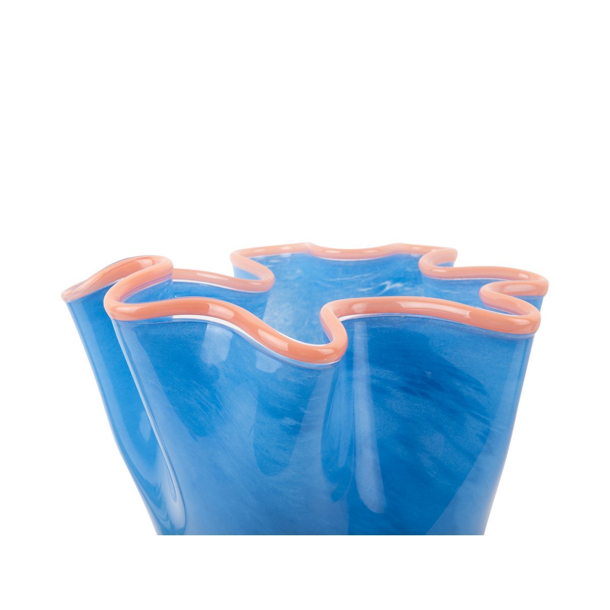 Vaas Ruffles Groot - Blauw - Vaas - BUVV Home