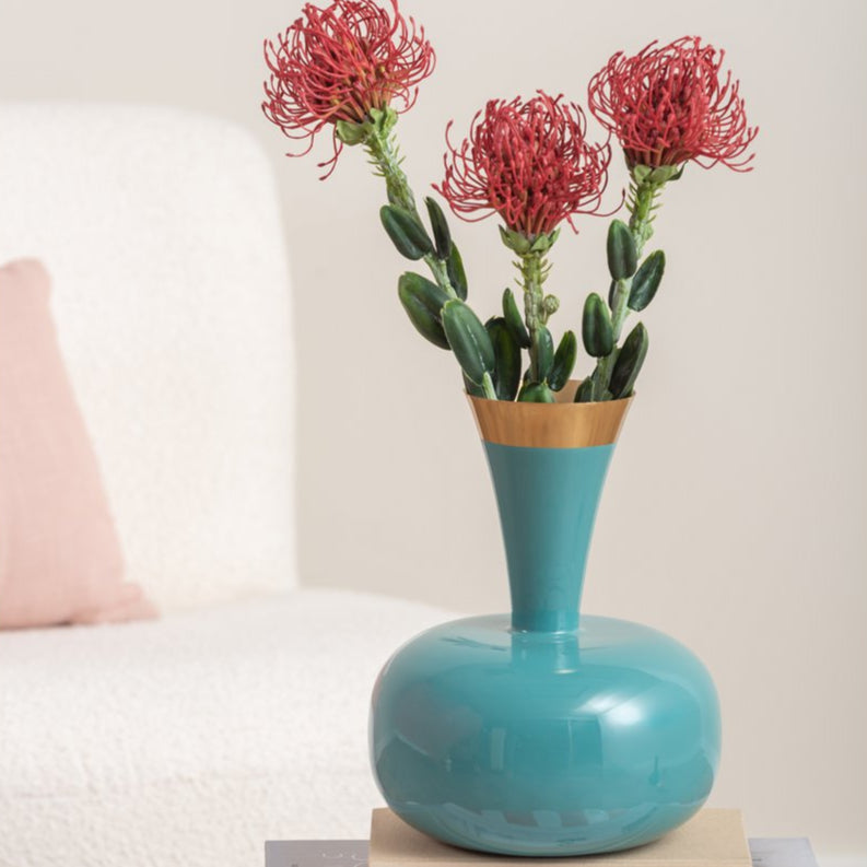 Vaas Yara Blauw - Vaas - BUVV Home