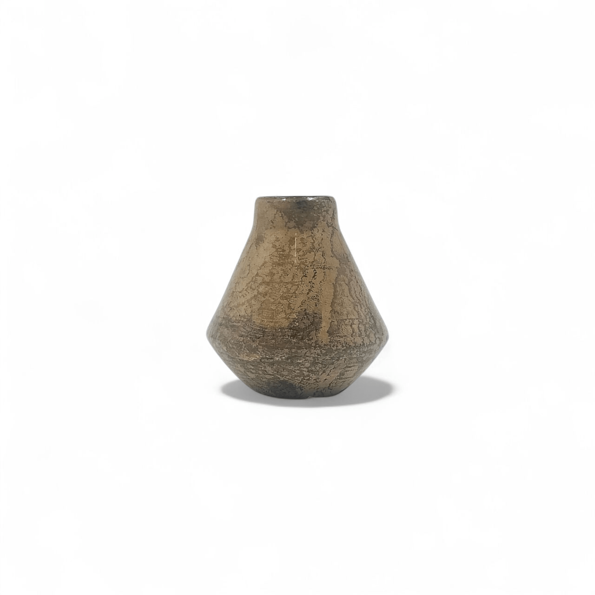 Vaasje Metaal Beige Marble - BUVV Home