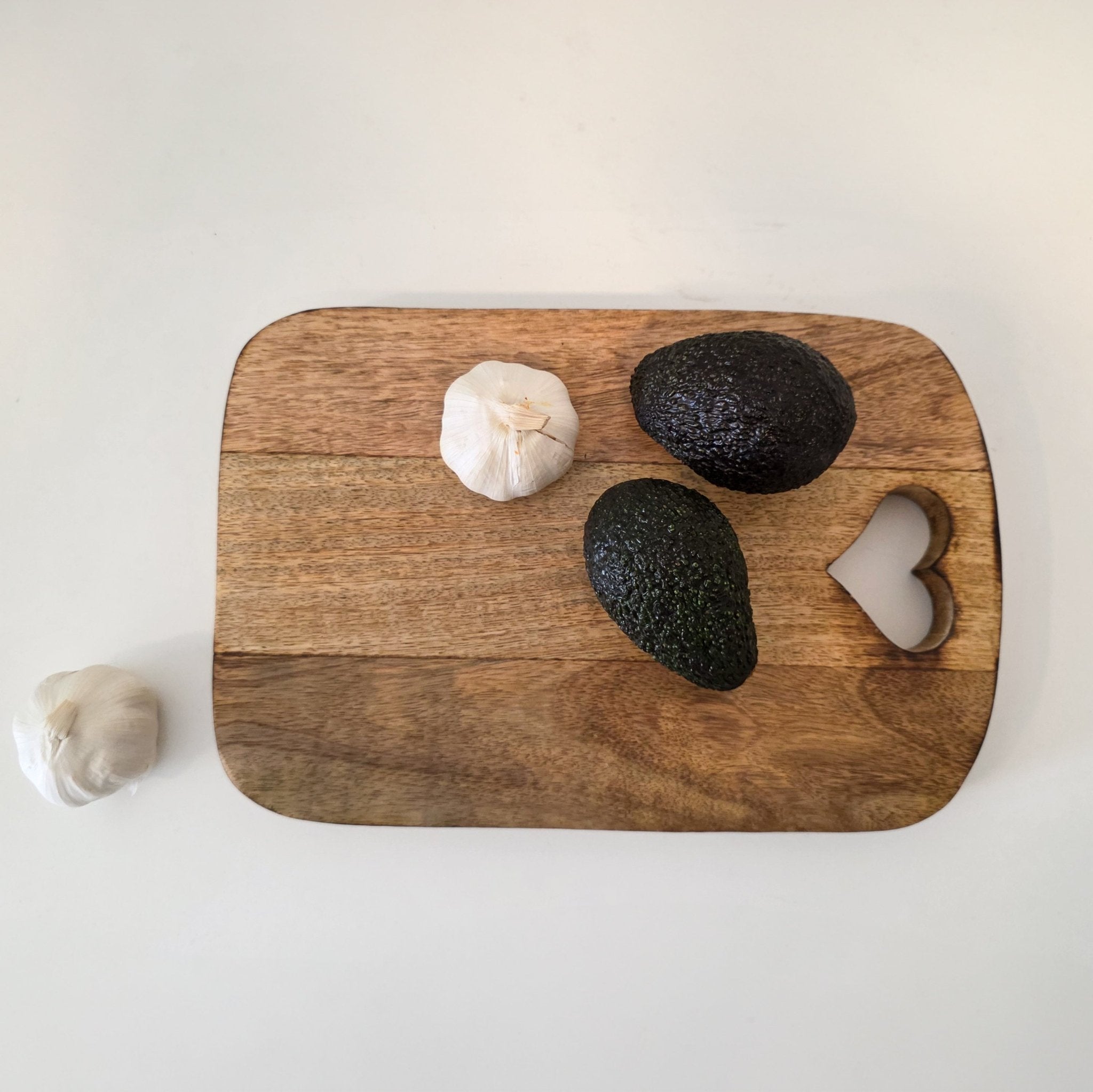 Vierkanten Snijplank van Mango Hout – 30 cm - Snijplank - BUVV Home