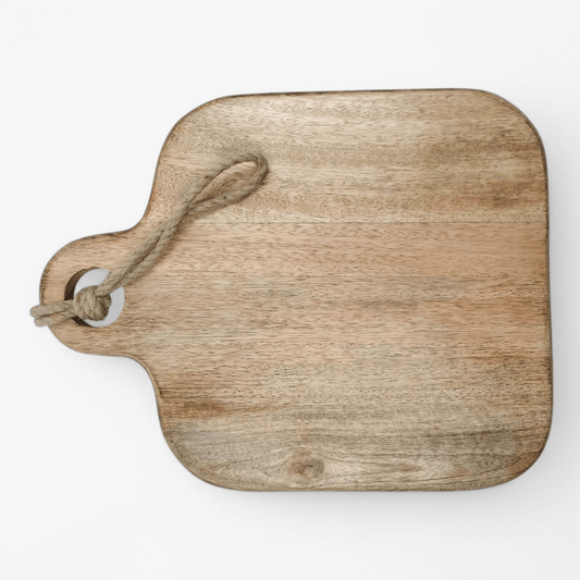 Vierkanten Snijplank van Mango Hout – 40 cm - Snijplank - BUVV Home