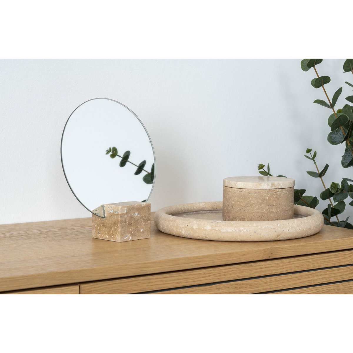 Voorraadpot Naturel Travertijn - Operbergpot - BUVV Home