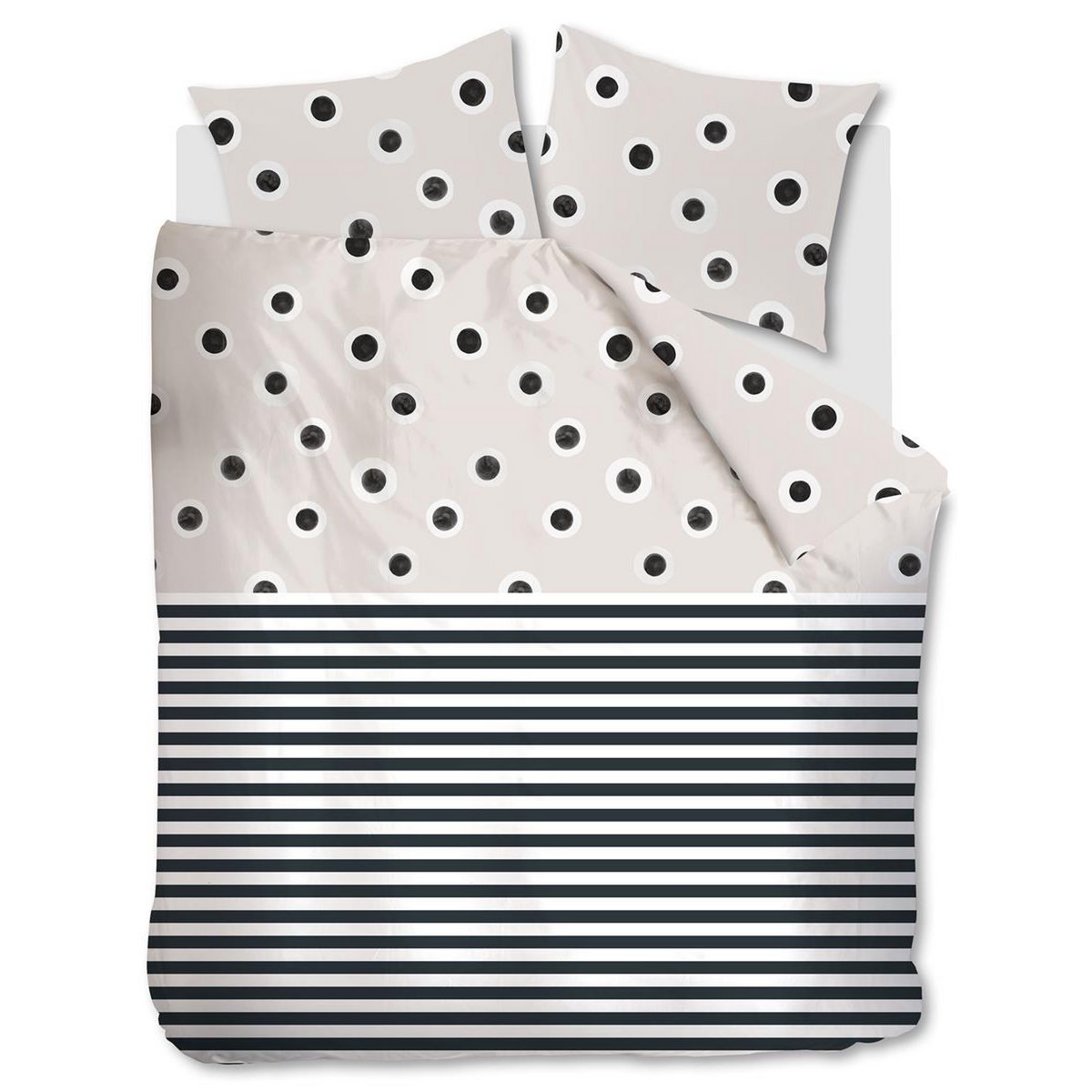 Vtwonen Stripe and Eye dekbedovertrek - Dekbedovertrek - BUVV Home