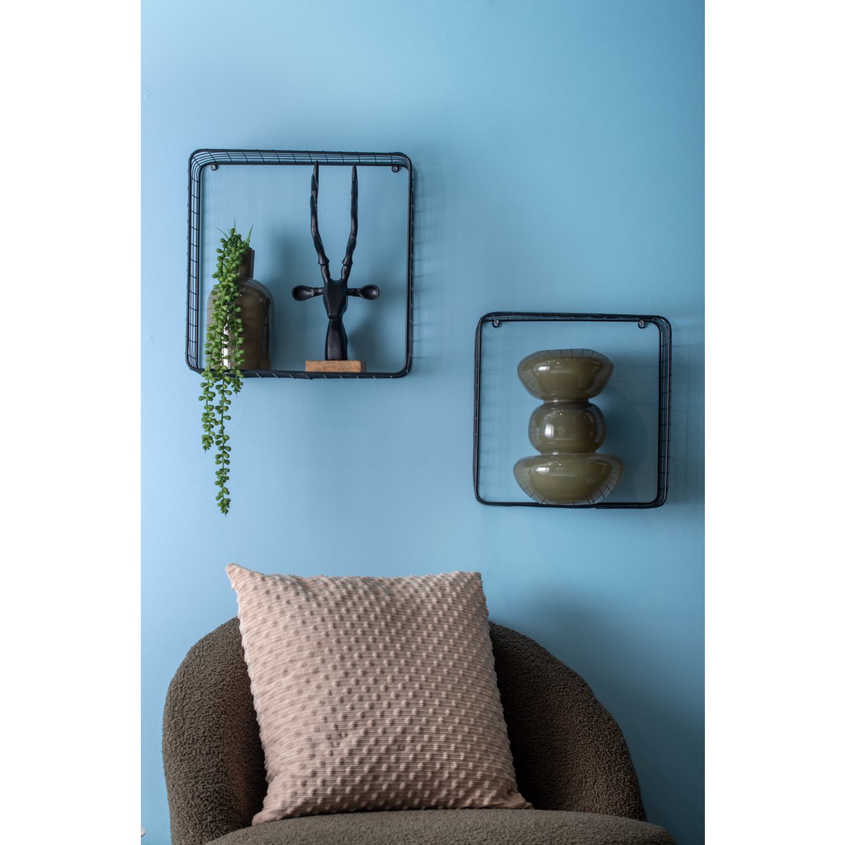 Wandrekset Reja Zwart - Wandrek - BUVV Home
