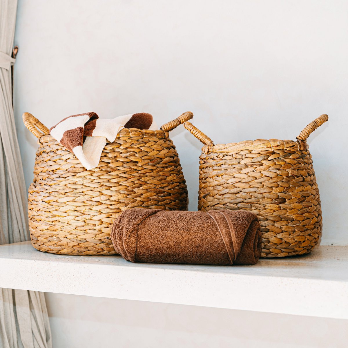 Wasmand Citra Geweven Rond - Mand - BUVV Home