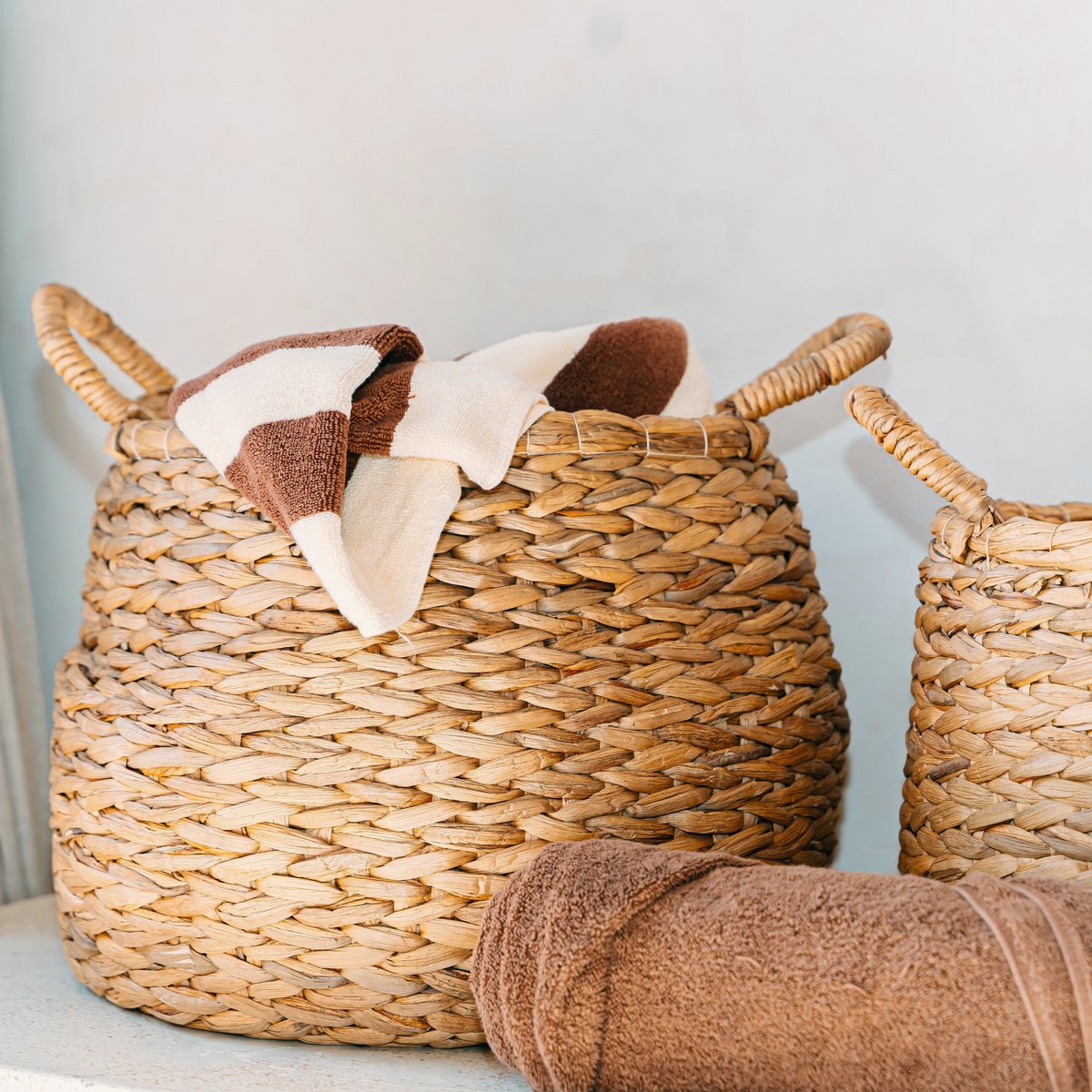 Wasmand Citra Geweven Rond - Mand - BUVV Home