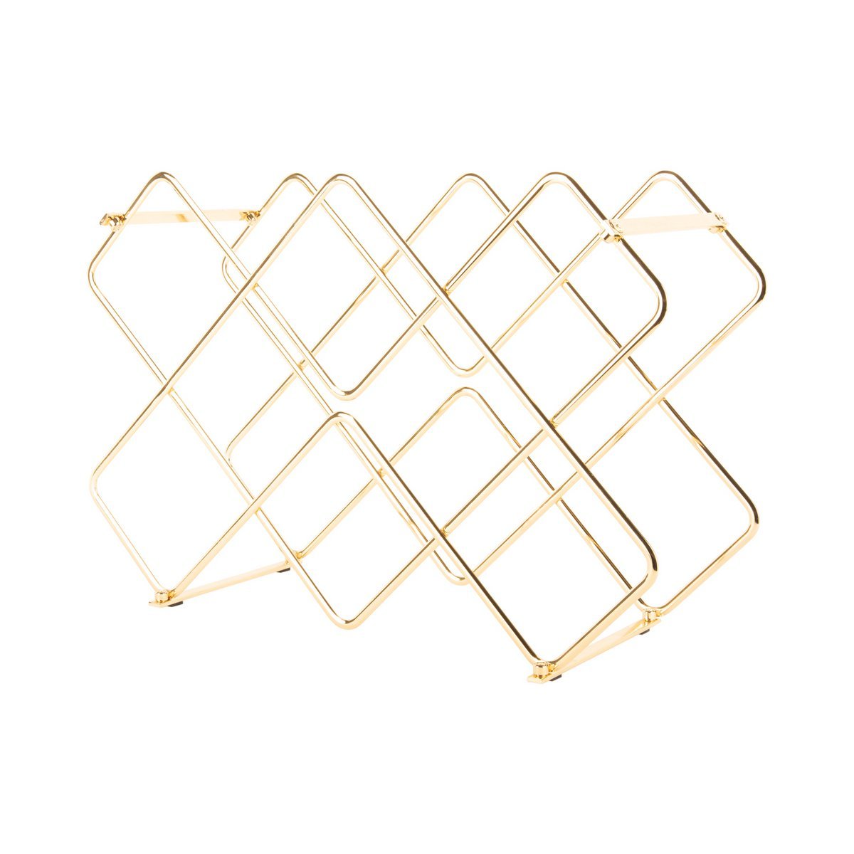 Wijnrek diamanten Goud - Wijnrek - BUVV Home
