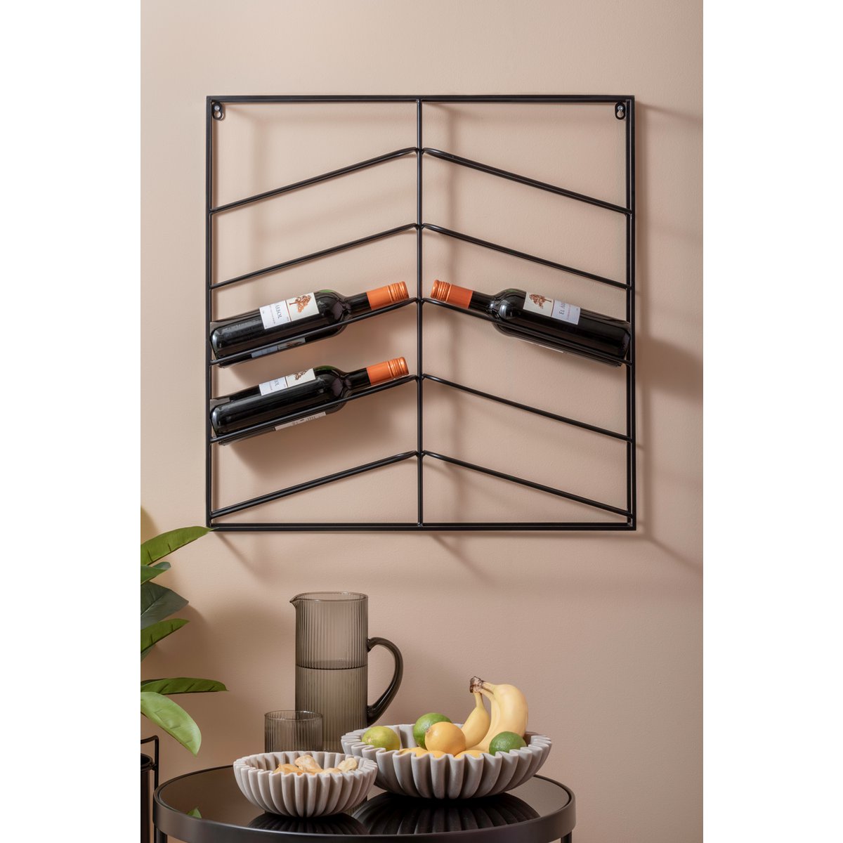 Wijnrekdoos Essence Zwart - Wijnrek - BUVV Home